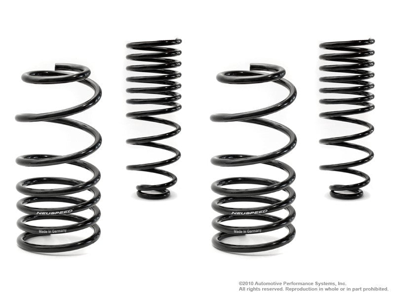 HS Tuning NEUSPEED sport lowering springs kit for VW Passat B3 in black finish, made in Germany