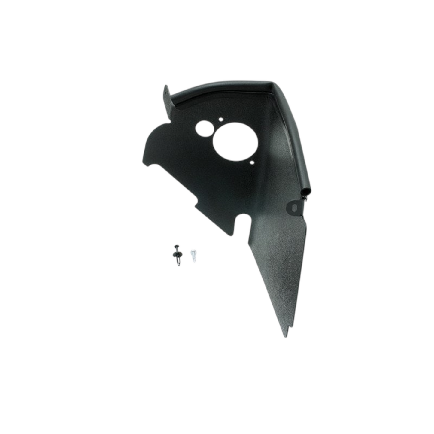 HS Tuning P-FLO composite heat shield upgrade kit for cold air intake systems with included mounting hardware.