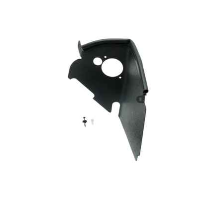 HS Tuning P-FLO composite heat shield upgrade kit for cold air intake systems with included mounting hardware.