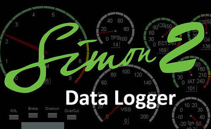 HS Tuning SIMON2 data logger software interface showing real-time engine performance gauges for BMW vehicles