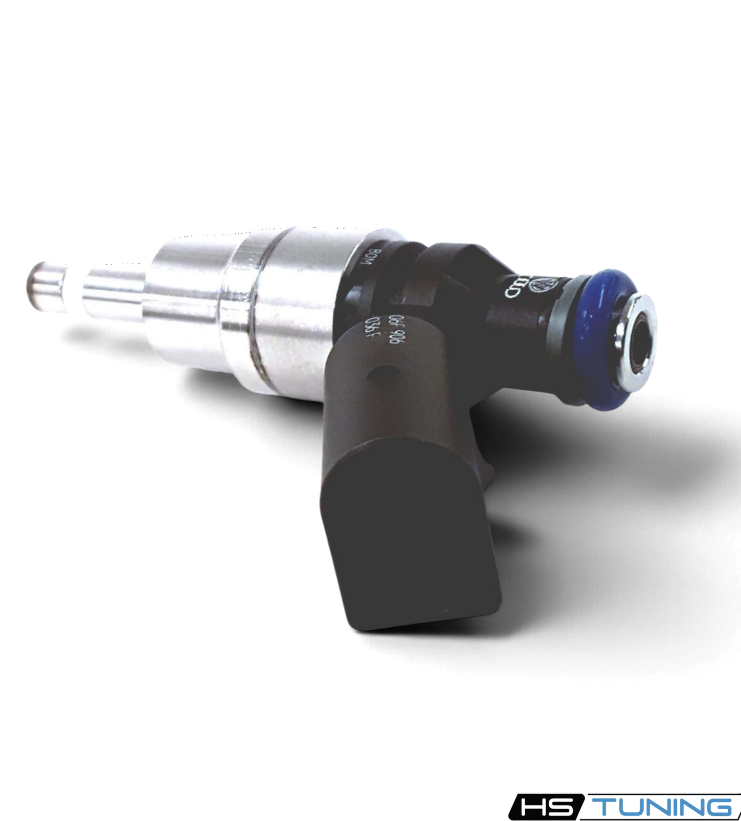 HS Tuning Genuine VW Audi 06F-906-036-F fuel injector for 2.0T engines with blue seal and metallic nozzle