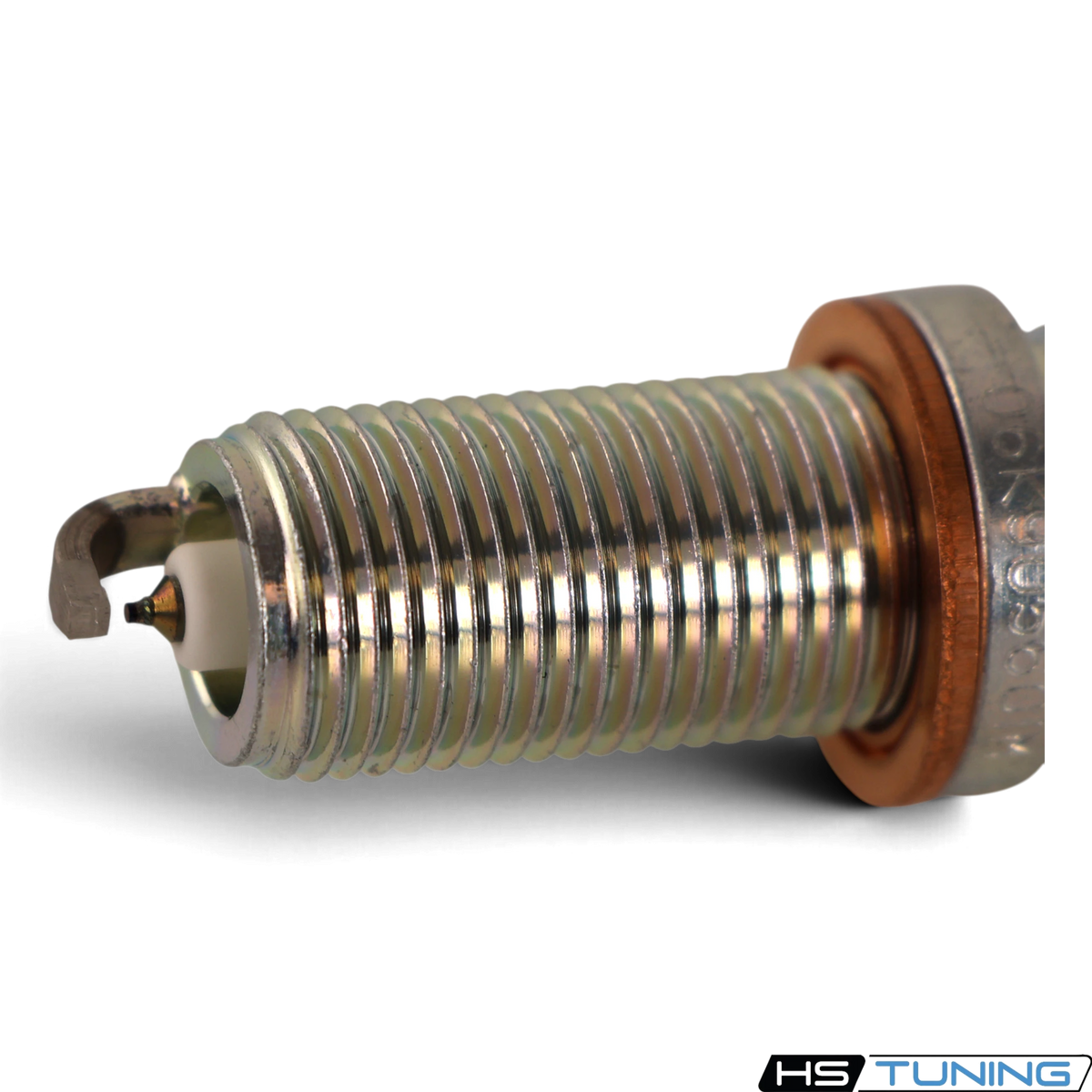 HS Tuning Genuine VW/Audi iridium spark plug with fine-wire electrode and platinum ground tip for performance engines