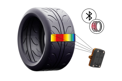 CANchecked TMB01 Tire Temperature Single Replacement Monitor - Bluetooth BLE