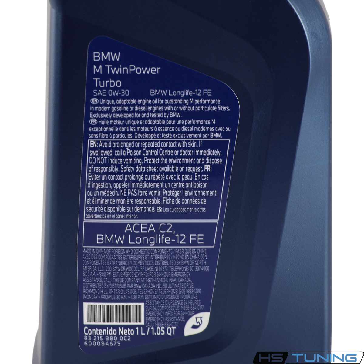 83-21-5-B7F-DD1 | Genuine BMW | TwinPower Turbo 0W-30 Engine Oil | 1 Liter