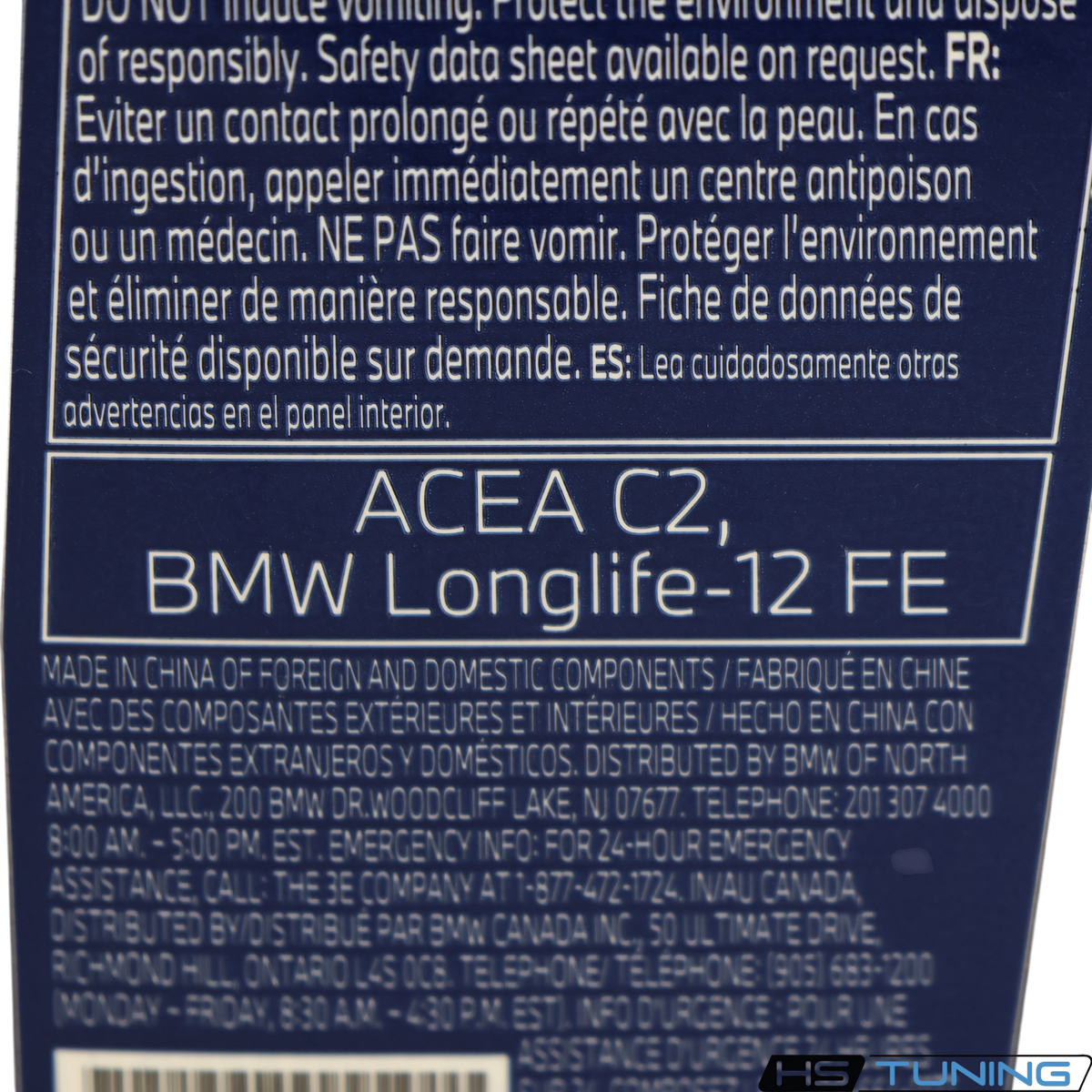 83-21-5-B7F-DD1 | Genuine BMW | TwinPower Turbo 0W-30 Engine Oil | 1 Liter