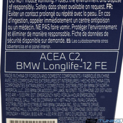 83-21-5-B7F-DD1 | Genuine BMW | TwinPower Turbo 0W-30 Engine Oil | 1 Liter