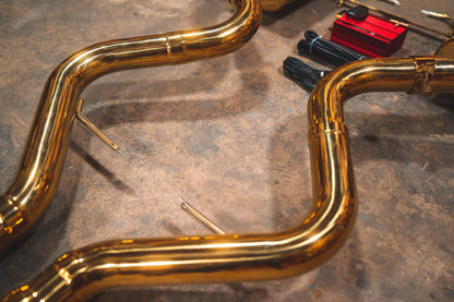 BMW M3 E9x V2 Valved Race Exhaust System (GOLD)