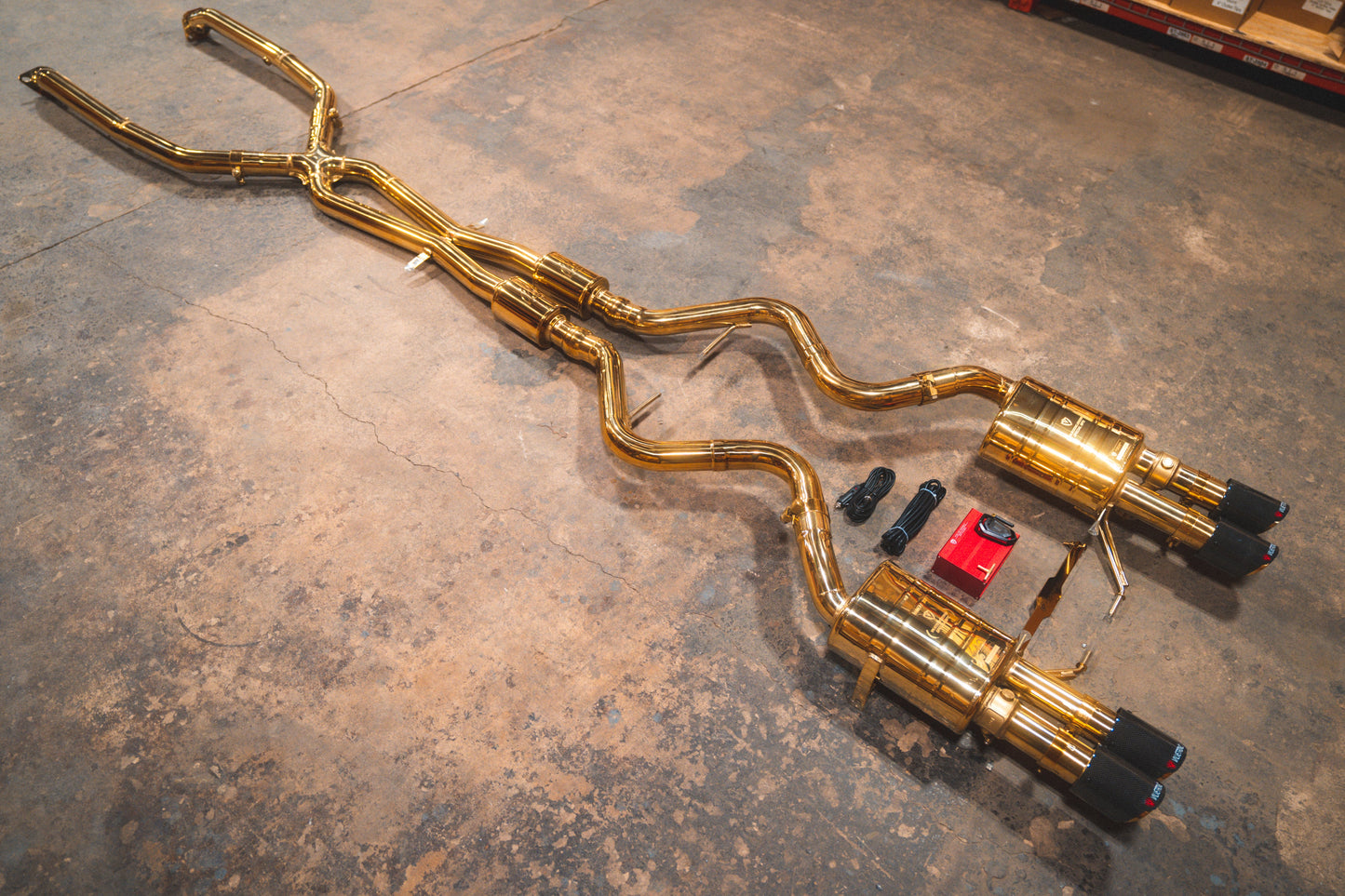 BMW M3 E9x V2 Valved Race Exhaust System (GOLD)
