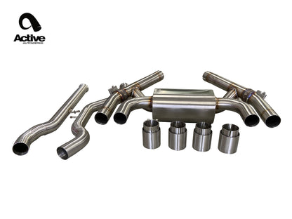 F87 M2C Valved Rear Axle-back Exhaust