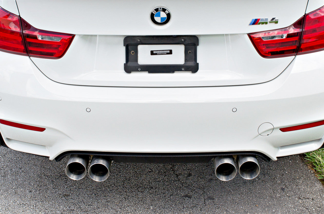 bmw m4 with active autowerke exhaust tips