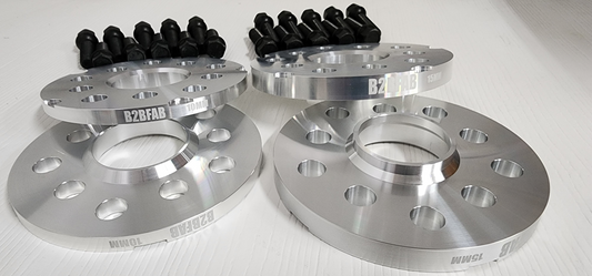 B2BFAB Mk8 GTI Flush wheel Spacer Kit With Hardware For OEM 19 wheels 10mm | 15mm