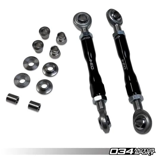 Motorsport Billet Adjustable Rear Sway Bar End Link Pair, Gen 1 & Gen 1.5 Audi R8 (4.2 V8 & 5.2 V10)