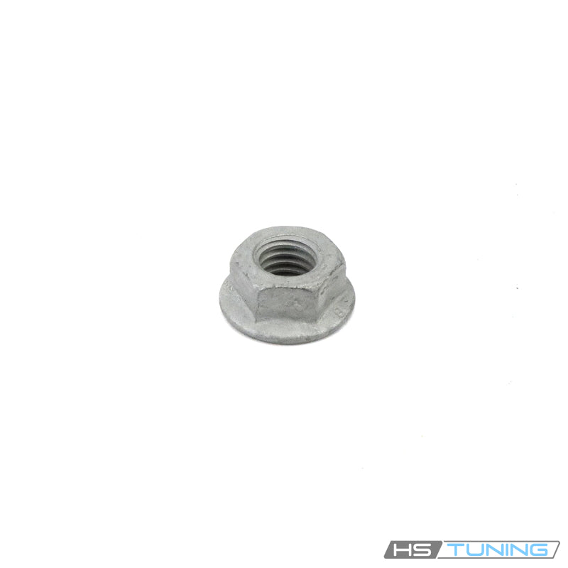 N-015-083-15 Genuine VW/Audi M8 shouldered hex nut, visible internal thread and integral collar, repeated original gallery photo 5