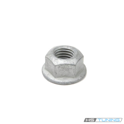 N-102-861-10 Genuine VW/Audi Self-Locking Collared Hex Nut, threads and integral collar, original product photo