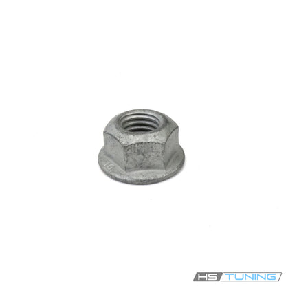 N-102-861-10 Genuine VW/Audi Self-Locking Collared Hex Nut, original nut profile, original product photo