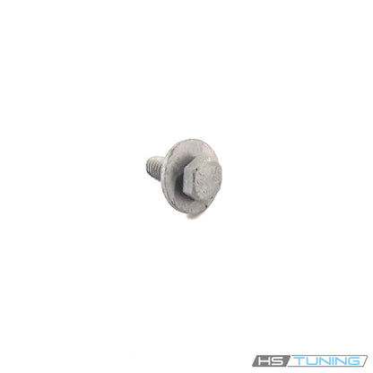 N-104-492-02 Genuine VW/Audi M6 by 16 combination hex wiring bracket bolt, engine harness support hardware, repeated original archive photo 6
