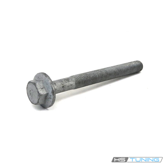 N-107-315-01 Genuine VW/Audi Front Curved Lower Control Arm Bolt, collared hex-head suspension fastener, original product photo