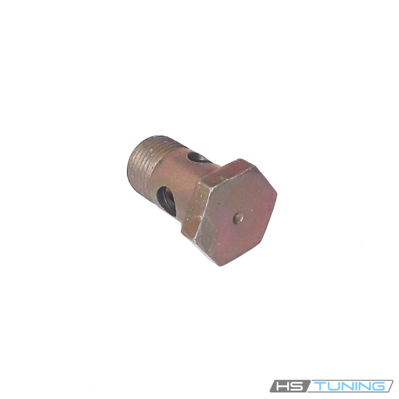 N-903-579-03 Genuine VW/Audi hollow power steering hose banjo bolt, mounting hardware detail, repeated original archive photo 6