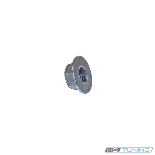 N-907-988-05 Genuine VW/Audi hexagon collar nut, single nut shown against a white background, original product photo 1