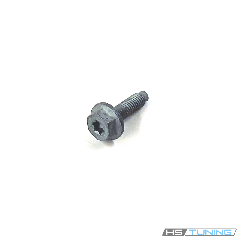 N-908-332-02 Genuine VW/Audi hexagon head bolt, single bolt shown against a white background, original product photo 1