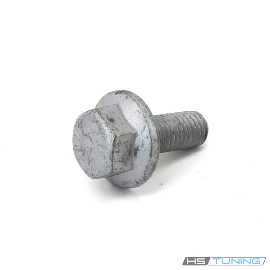 N-908-476-02 Genuine VW/Audi Rear Stabilizer Bar Bracket Bolt, hex head and integral collar, original product photo
