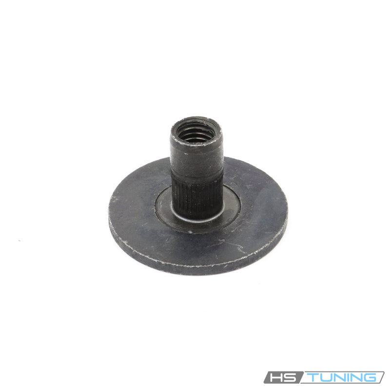 N-909-147-01 Genuine VW/Audi lower front brace blind rivet nut, broad flange, body and internal mounting thread, repeated original gallery photo 5