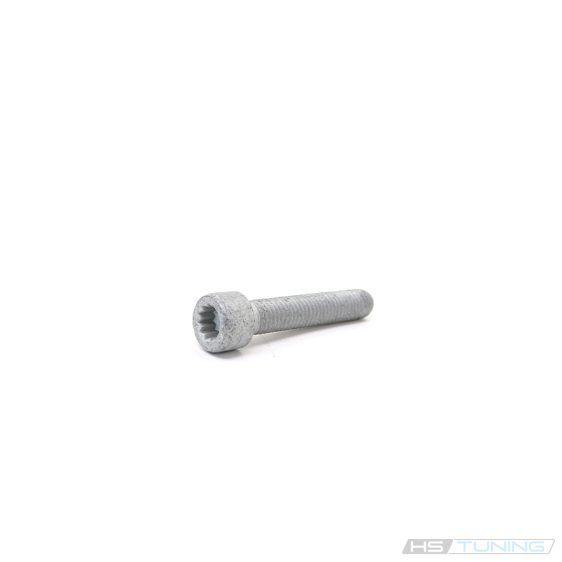 Genuine VW/Audi N-909-911-02 inner CV axle flange bolt showing internal multipoint socket and threaded shaft; repeated source photo 2