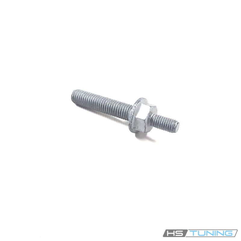 N-910-027-02 Genuine VW/Audi double collared bevel box stud, M10 and M8 thread layout, repeated original archive photo 3