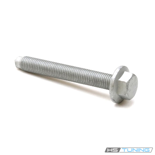 N-910-398-02 Genuine VW/Audi Front Control Arm Outer Bracket Bolt, external hex head and collar, original product photo