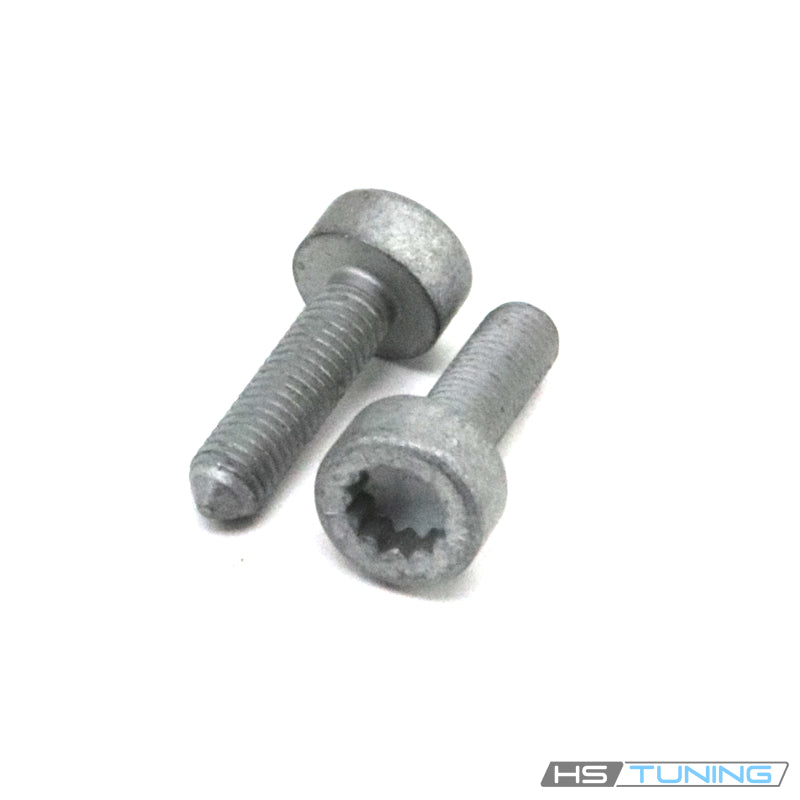 N-910-766-01 Genuine VW/Audi Knock Sensor Bolt, two reference bolts showing cylindrical heads and internal triple-square drive; sold individually, repeated original gallery photo 2