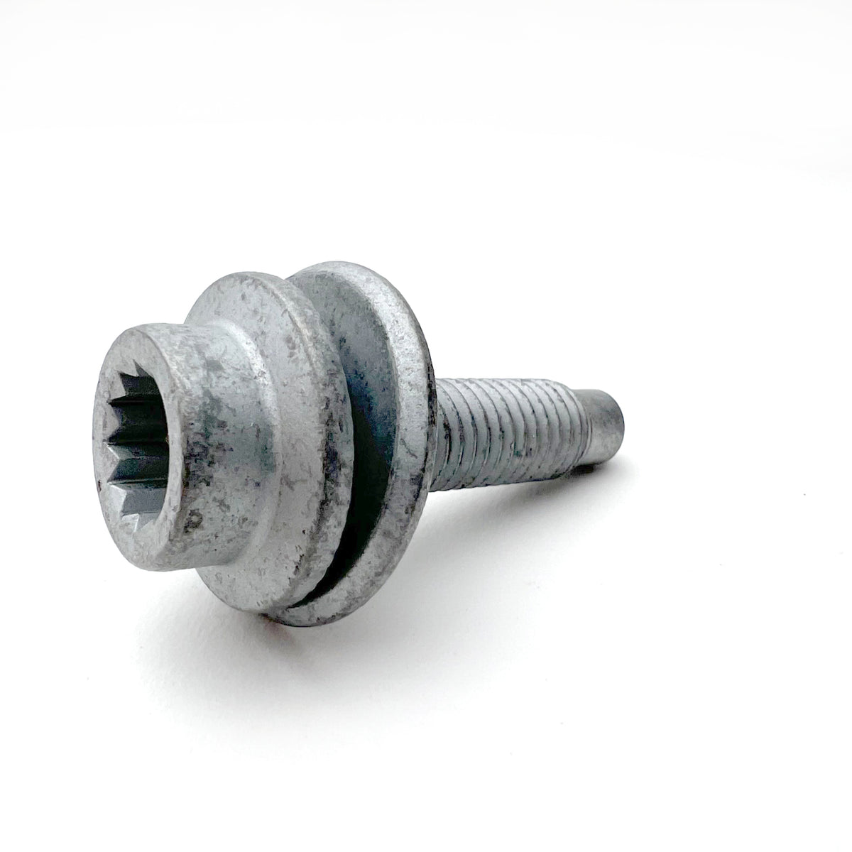 N-911-451-01 Genuine VW/Audi transmission crossmember socket head bolt, internal multipoint head and threaded shank view, repeated original gallery photo 7