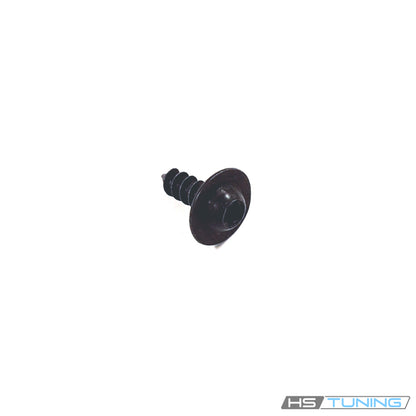 N-912-378-01 Genuine VW/Audi individual black panel mounting screw, broad mounting head, original product photo 1