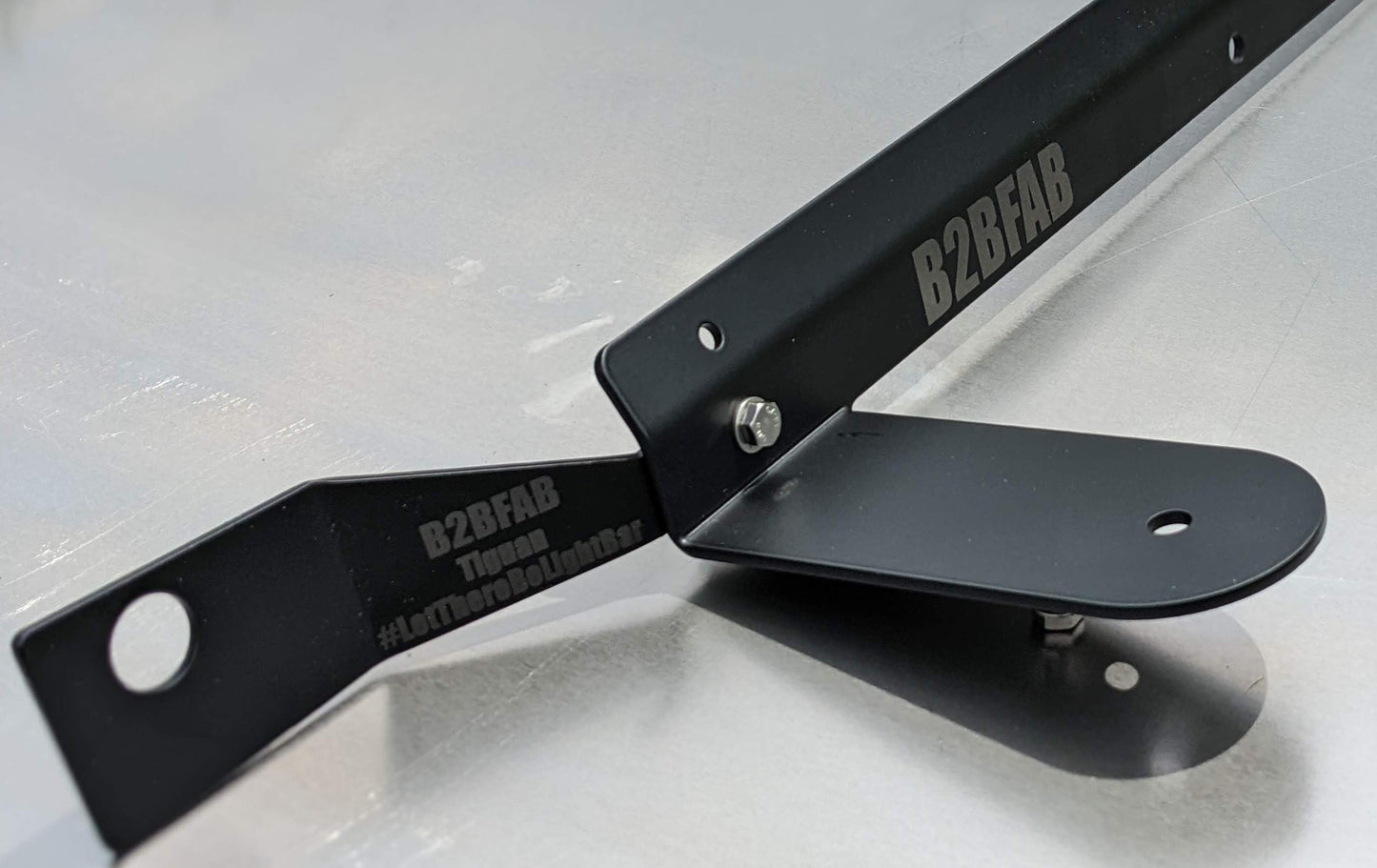 B2BFAB Auxiliary Light Bracket, For 2018 to 2021 VW Tiguan Mk2