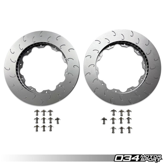 Replacement Front Rotor Ring Set, 390MM Stage 2, Gen 1 & Gen 1.5 Audi R8 (4.2 V8 & 5.2 V10)