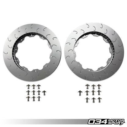 Replacement Front Rotor Ring Set, 390MM Stage 2, Gen 1 & Gen 1.5 Audi R8 (4.2 V8 & 5.2 V10)