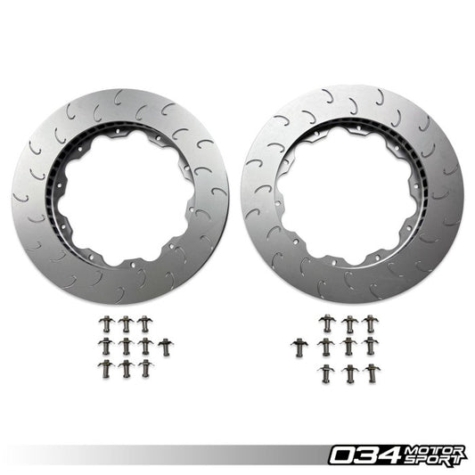 Replacement Front Rotor Ring Set, 390MM Stage 2, Gen 1 & Gen 1.5 Audi R8 (4.2 V8 & 5.2 V10)