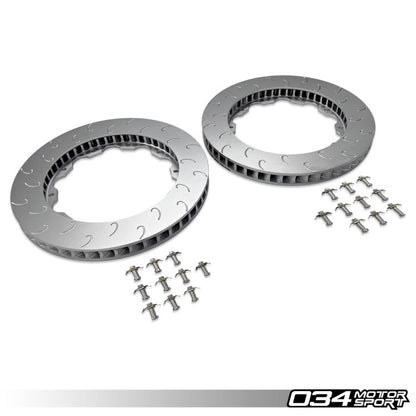 Replacement Front Rotor Ring Set, 390MM Stage 2, Gen 1 & Gen 1.5 Audi R8 (4.2 V8 & 5.2 V10)