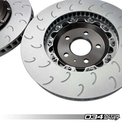 2-Piece Floating Front Brake Rotor Upgrade Kit for Audi B8/B8.5 S4/S5/Q5