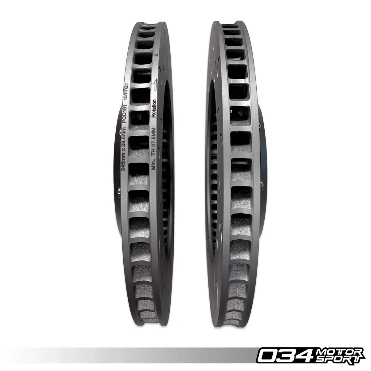 2-Piece Floating Front Brake Rotor Upgrade Kit for Audi B8/B8.5 S4/S5/Q5