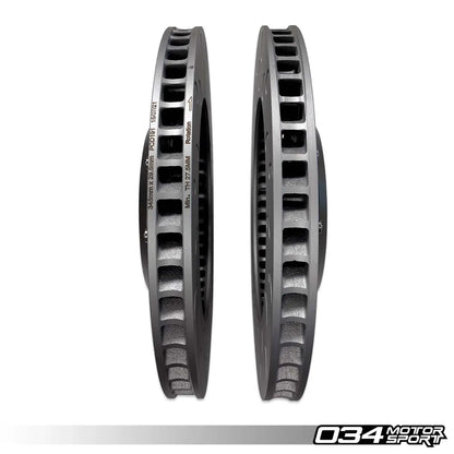 2-Piece Floating Front Brake Rotor Upgrade Kit for Audi B8/B8.5 S4/S5/Q5