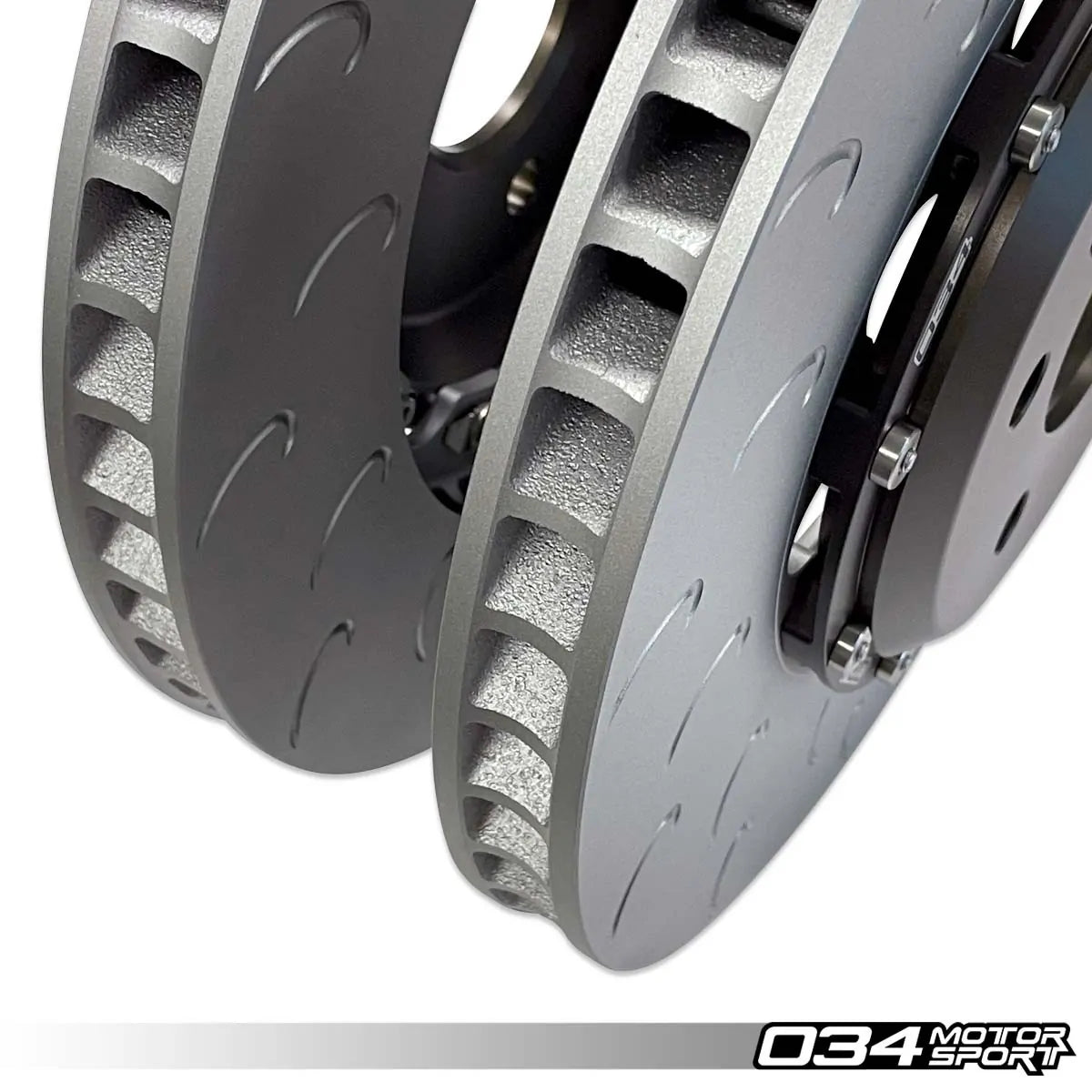 2-Piece Floating Front Brake Rotor Upgrade Kit for Audi B8/B8.5 S4/S5/Q5