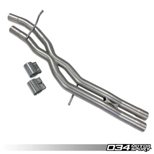 Res-X Resonator Delete and X-Pipe, B9/B9.5 S4 3.0T