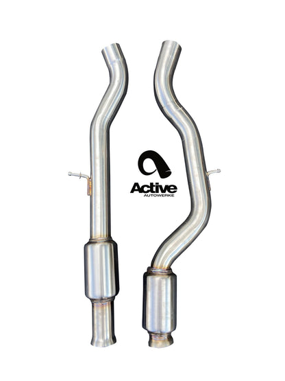 F8X BMW M3 & M4 Mid Pipe includes Active F-brace and $90 fixed price shipping in lower 48 states