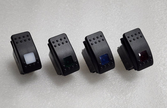 B2BFAB LED Rocker Switch, multiple colors