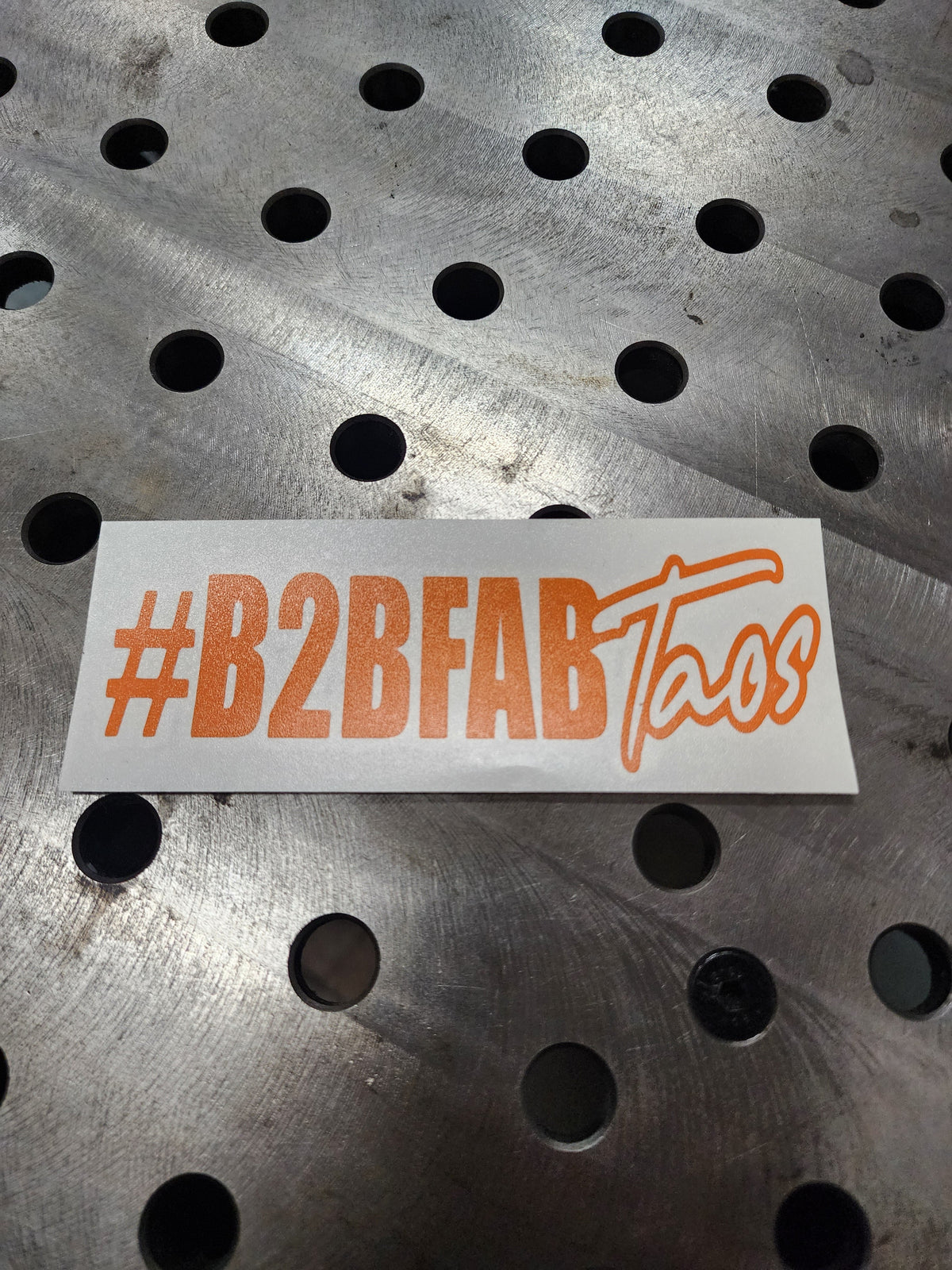 B2BFAB Taos Splash Style Die-cut Vinyl