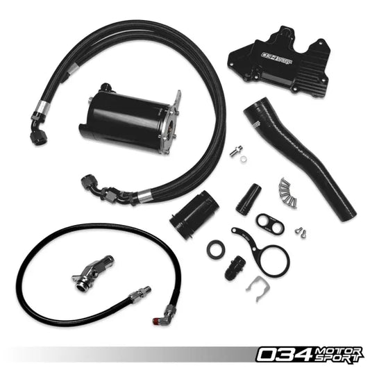 Stage 2 Billet Catch Can Kit, 8V/8V.5 Audi S3 & Mk7/Mk7.5 VW Golf R AWD