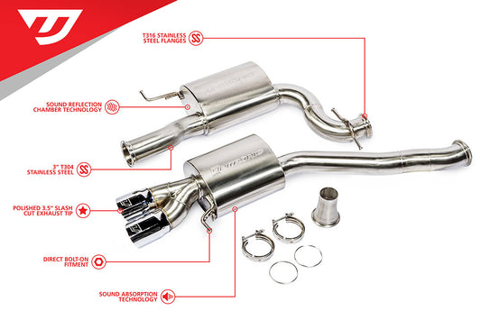 Unitronic Cat-Back For MK5/MK6 Jetta&GLI