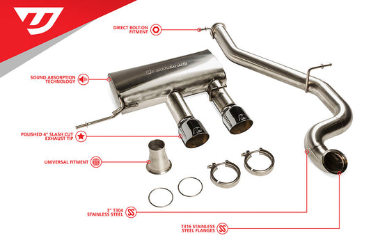 Unitronic Cat-Back For MK6 Golf R