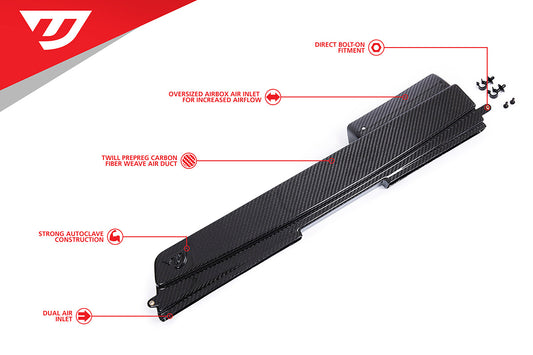 Unitronic Carbon Fiber Air Duct For Tiguan MK2 Gen3B