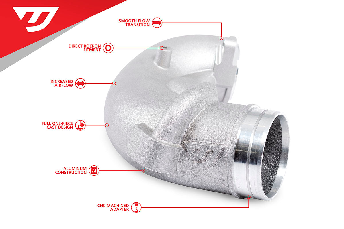 Unitronic 3-inch Turbo Inlet Elbow for 2.5 TFSI EVO